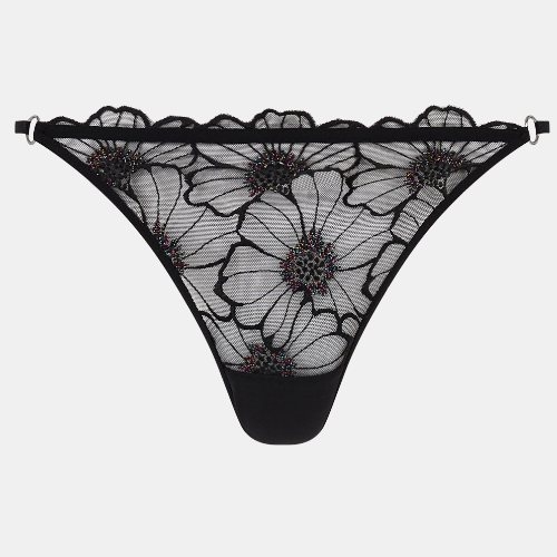 Chantelle Lush noir culotte string