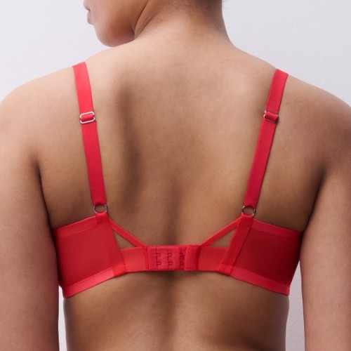 Chantelle Lush rouge soutien-gorge sans forme