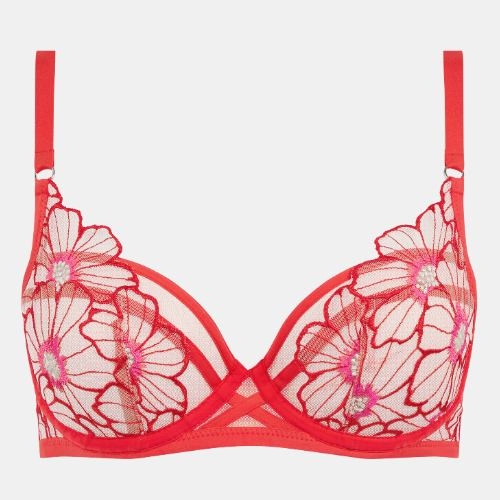 Chantelle Lush rouge soutien-gorge sans forme