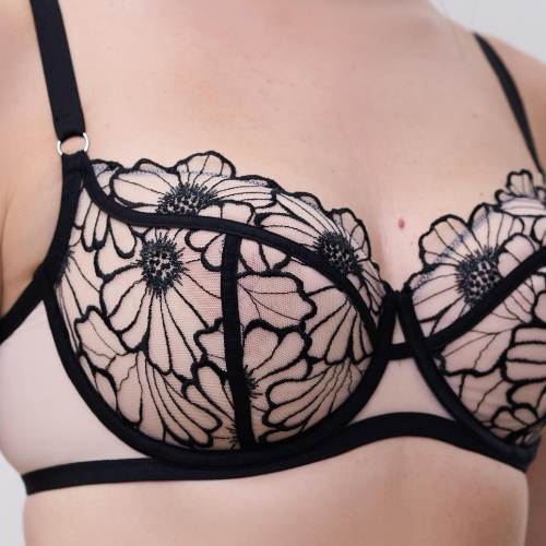 Chantelle Lush noir/rose soutien-gorge rembourré