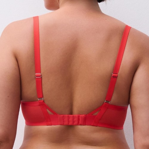 Chantelle Lush rouge soutien-gorge sans forme