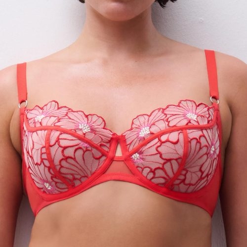 Chantelle Lush rouge soutien-gorge sans forme