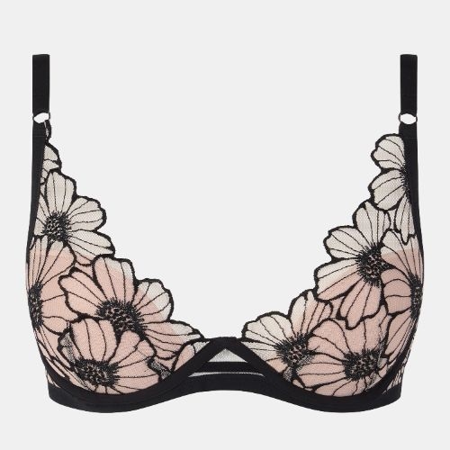 Chantelle Lush noir/rose soutien-gorge rembourré