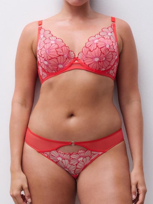 Chantelle Lush rouge soutien-gorge rembourré
