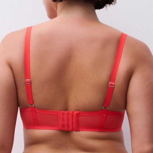 Chantelle Lush rouge soutien-gorge rembourré