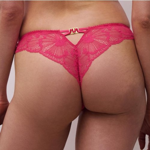 Chantelle Muse rose jarretelles garter belt