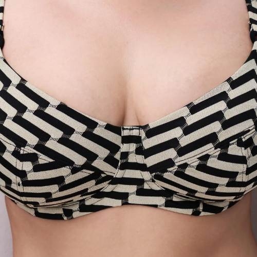 Femilet Badmode Santosa noir/or soutien-gorge bikini corbeille