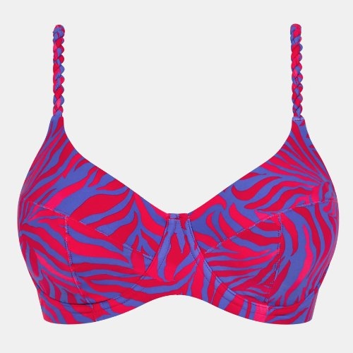 Femilet Badmode Tidra bleu/rouge soutien-gorge bikini corbeille