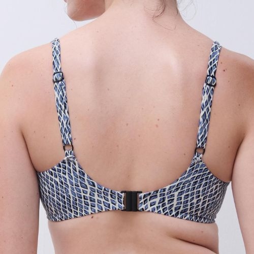 Femilet Badmode Tidra bleu/print soutien-gorge bikini corbeille