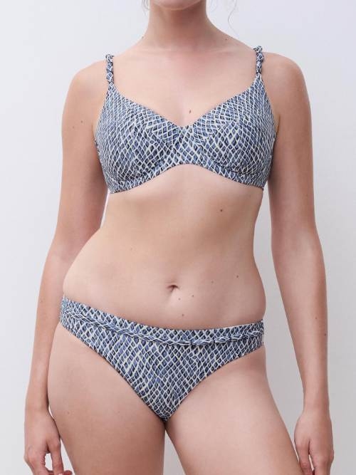 Femilet Badmode Tidra bleu/print soutien-gorge bikini corbeille