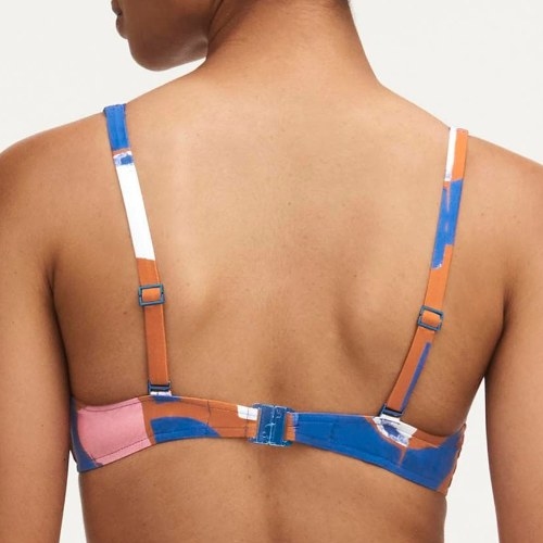 Chantelle Badmode Tribe bleu/print soutien-gorge bikini corbeille