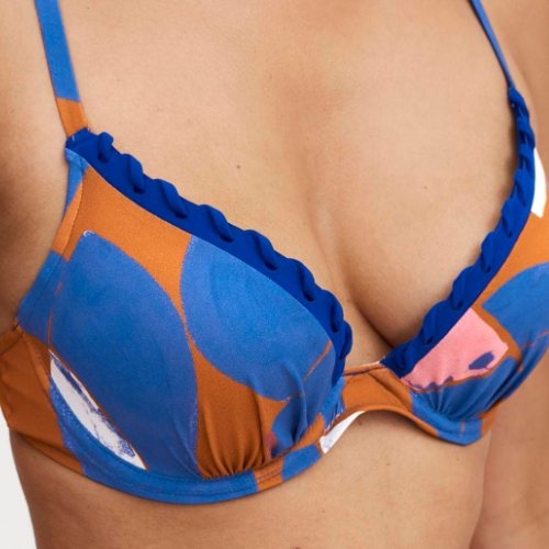 Chantelle Badmode Tribe bleu/print soutien-gorge rembourré