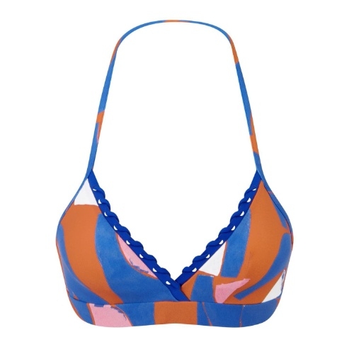 Chantelle Badmode Tribe bleu/print soutien-gorge bikini corbeille