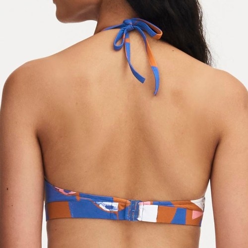 Chantelle Badmode Tribe bleu/print soutien-gorge bikini corbeille