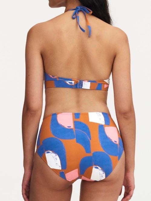Chantelle Badmode Tribe bleu/print soutien-gorge bikini corbeille