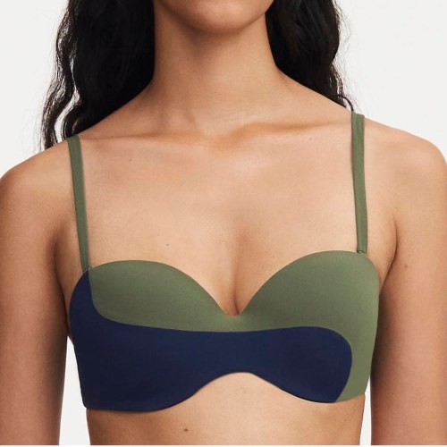 Chantelle Badmode Aura bleu/vert soutien-gorge bikini corbeille