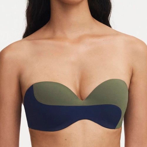 Chantelle Badmode Aura bleu/vert soutien-gorge bikini corbeille