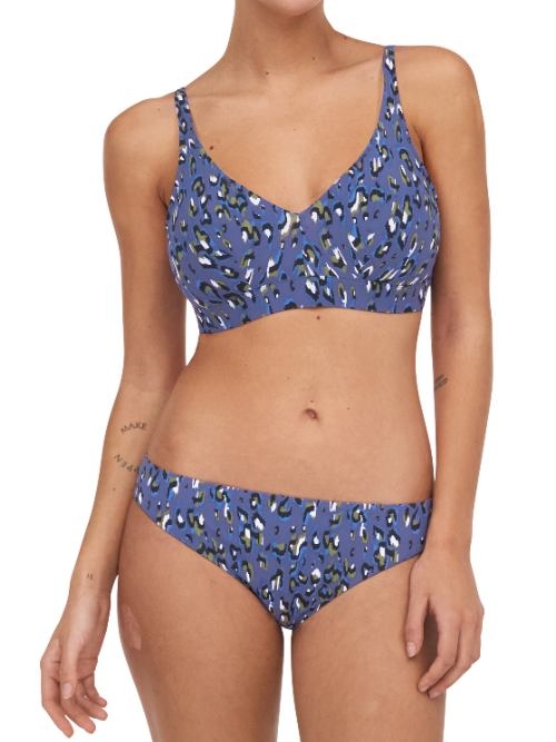 Chantelle Badmode EOS bleu slip de bikini