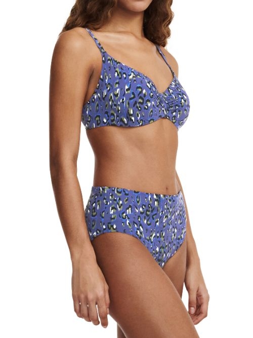 Chantelle Badmode EOS bleu slip de bikini