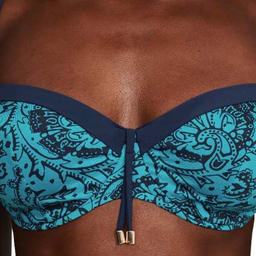 Chantelle Badmode Flowers bleu soutien-gorge bikini corbeille