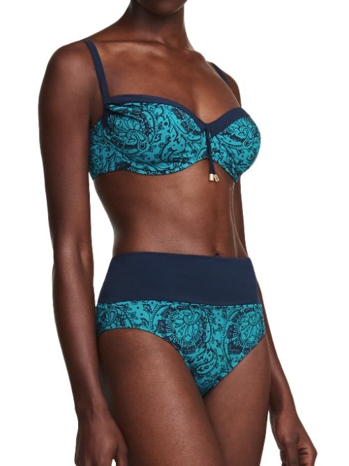 Chantelle Badmode Flowers bleu soutien-gorge bikini corbeille