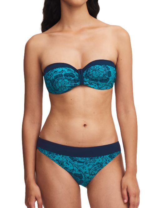 Chantelle Badmode Flowers bleu soutien-gorge bikini corbeille