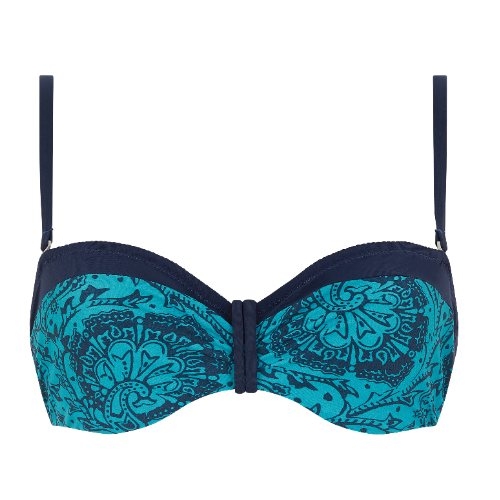 Chantelle Badmode Flowers bleu soutien-gorge bikini corbeille