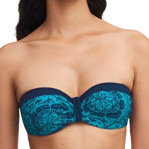 Chantelle Badmode Flowers bleu soutien-gorge bikini corbeille