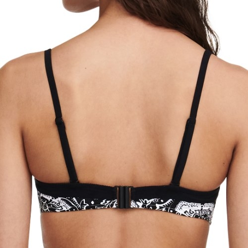 Chantelle Badmode Flowers noir/blanc soutien-gorge bikini corbeille