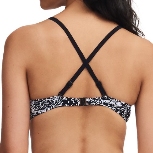 Chantelle Badmode Flowers noir/blanc bikinitop push up