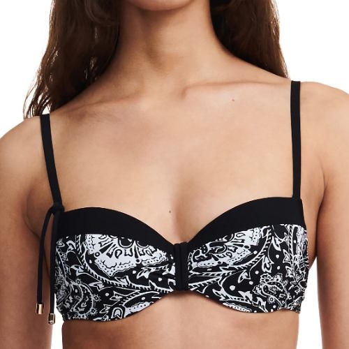 Chantelle Badmode Flowers noir/blanc haut de bikini préformé