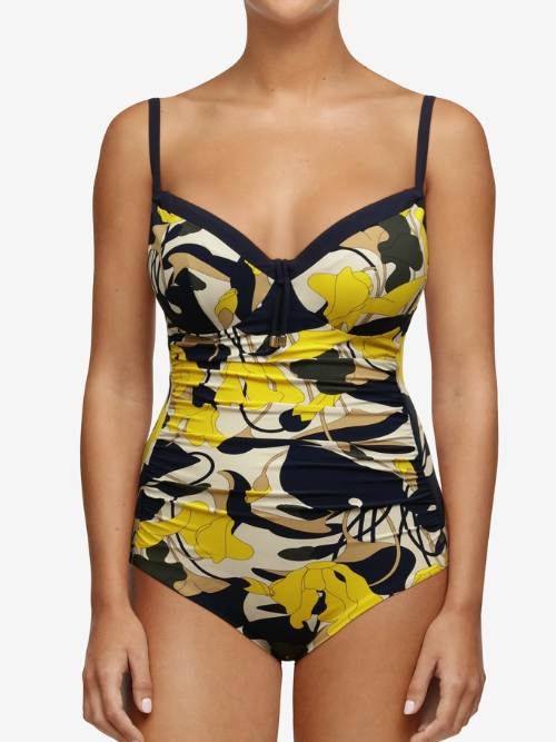 Chantelle Badmode Flowers bleu/print maillot de bain