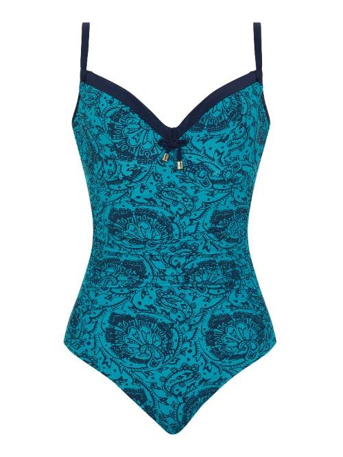 Chantelle Badmode Flowers bleu maillot de bain