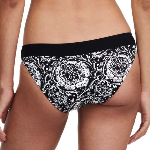 Chantelle Badmode Flowers noir/blanc slip de bikini