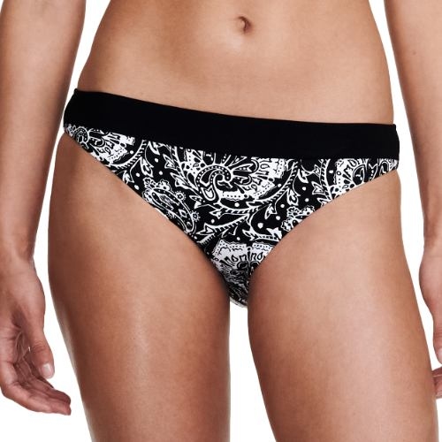 Chantelle Badmode Flowers noir/blanc slip de bikini