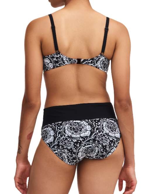 Chantelle Badmode Flowers noir/blanc slip de bikini