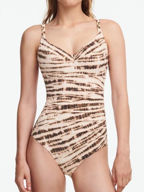 Chantelle Badmode Emblem marron maillot de bain