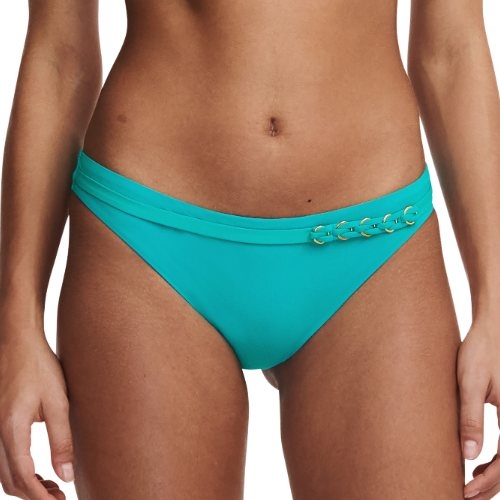 Chantelle Badmode Emblem bleu slip de bikini