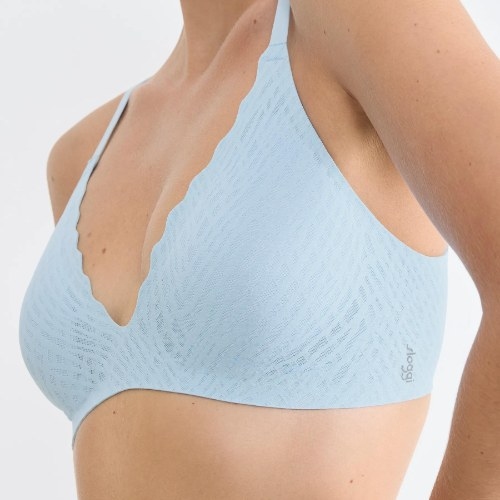 Sloggi Zero Feel bleu soutien-gorge sans armatures en dentelle