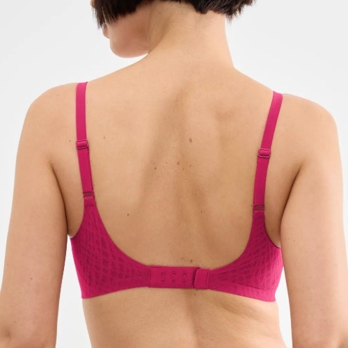 Sloggi Zero Feel Bliss rouge soutien-gorge sans armatures en dentelle