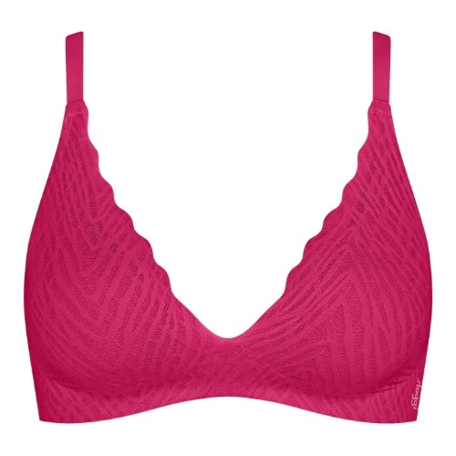 Sloggi Zero Feel Bliss rouge soutien-gorge sans armatures en dentelle