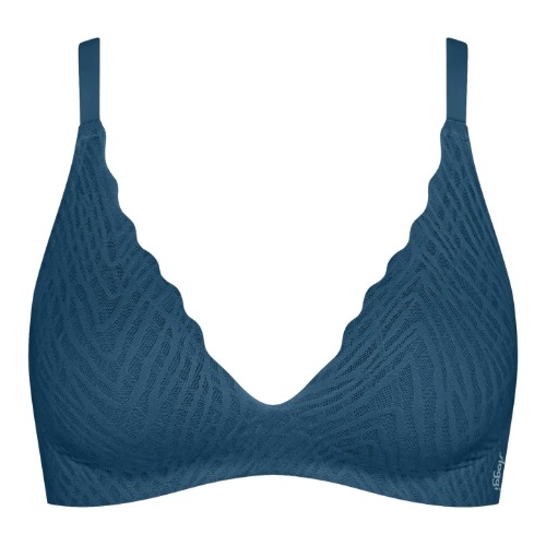 Sloggi Zero Feel Bliss bleu soutien-gorge sans armatures en dentelle