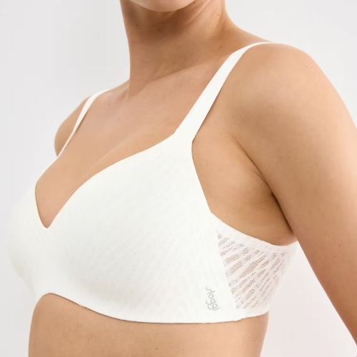 Sloggi Zero Feel Bliss blanc soutien-gorge sans armatures en dentelle