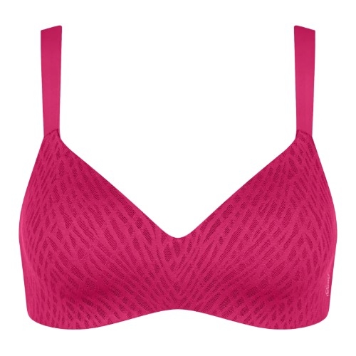 Sloggi Zero Feel Bliss rouge soutien-gorge sans armatures en dentelle