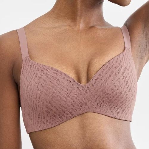 Sloggi Zero Feel Bliss marron soutien-gorge sans armatures en dentelle
