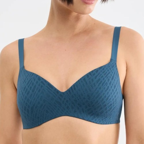 Sloggi Zero Feel Bliss bleu soutien-gorge sans armatures en dentelle