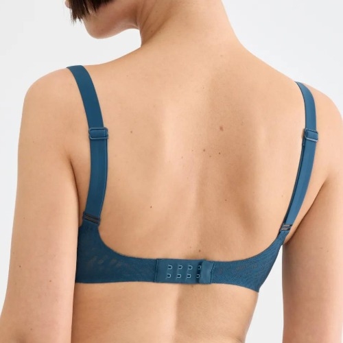 Sloggi Zero Feel Bliss bleu soutien-gorge sans armatures en dentelle