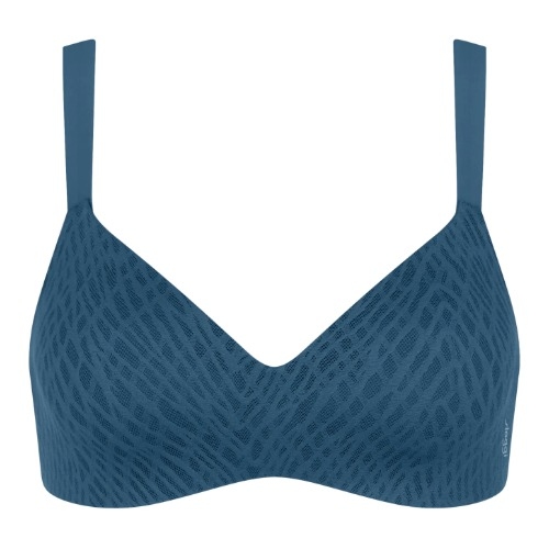 Sloggi Zero Feel Bliss bleu soutien-gorge sans armatures en dentelle