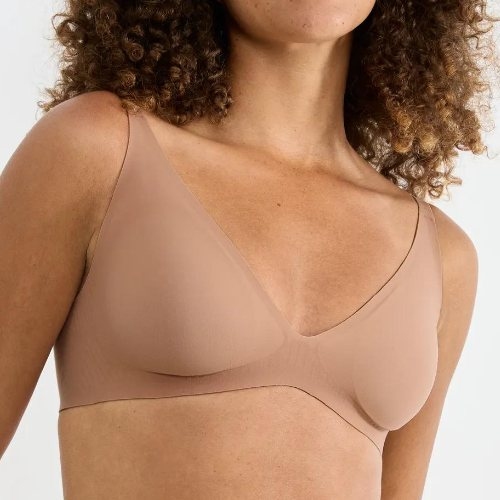Sloggi Zero Feel marron soutien-gorge sans armatures en dentelle