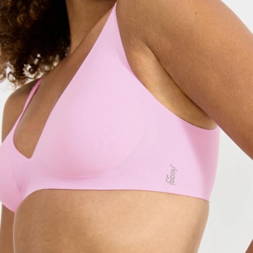 Sloggi Zero Feel rose soutien-gorge sans armatures en dentelle
